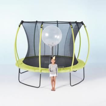 PLUM „Colour“ Trampolin mit Sicherheitsnetz, 305cm, lime + blau